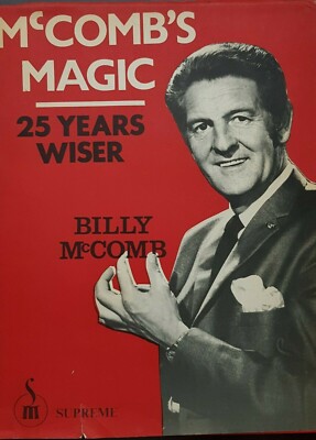 ZAUBERBUCH - MAGIC BOOK - SAMMLER - RARITÄT MC COMBS MAGIC 25 YEARS WISER