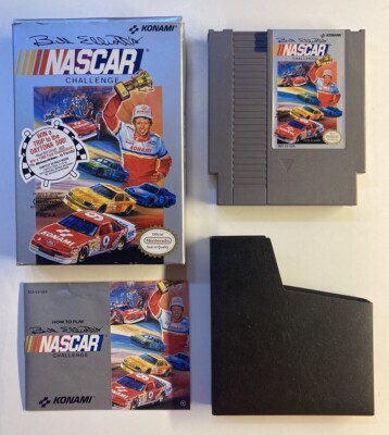 Bill Elliott's NASCAR Challenge Nintendo NES Game Authentic Complete - Tested