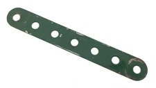 Meccano Perforated Strip Part 3 Stamped Meccano Green Metal Building Toy T807