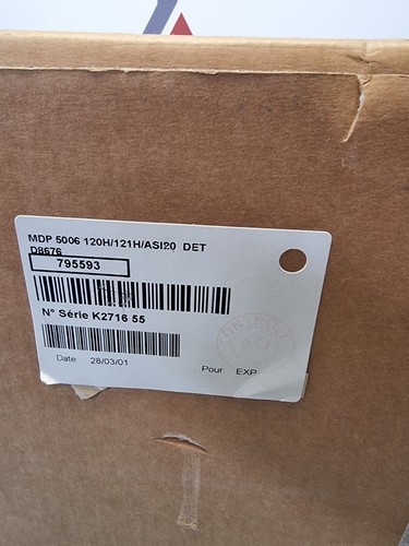 Alcatel MDP 5006 Turbomolecular Vacuum Pump | MDP 5006 120H/121H/ASI20 DET - Picture 2 of 9