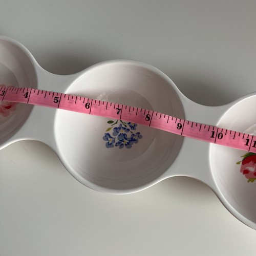 Cath Kidston Floral Melamine Serving Bowl Platter Buffet Snack & Dip Party Tray - Picture 8 of 9