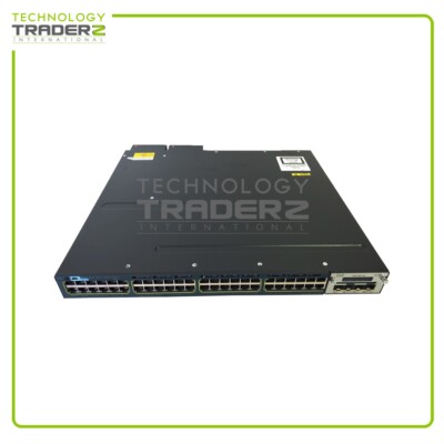 WS-C3560X-48PF-L V06 Cisco Catalyst 3560X 48-Port PoE+ Switch W/ 1X C3KX-NM-10G