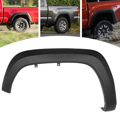 Fit For 2016-2021 Tacoma Rear Left Black Fender Flare Molding Trim Wheel Arch US