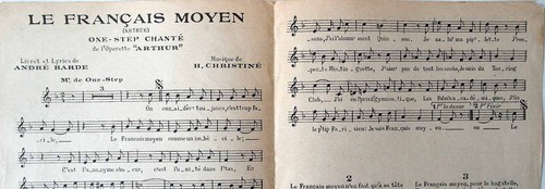 Partition alt partitur sheet music = Boucot - Le Français moyen - Picture 2 of 2