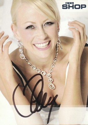 original signiertes Autogramm von Jenny Elvers