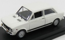 MODELLINO AUTO STATICO DIECAST FIAT 128 RALLY 1971 BIANCO MODELLISMO SCALA 1/43