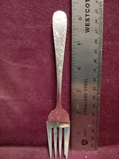 Sterling S. KIRK & SON MAYFLOWER SALAD FORK 6 3/8"  38 grams  no monogram