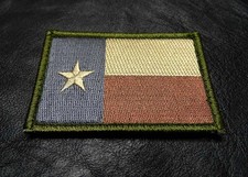 TEXAS STATE FLAG HOOK FASTENER PATCH