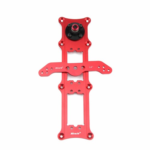 Miracle Anodized Servo Dual Rudder Tray Kit with 3.5in Double Arm for RC Model - Picture 5 of 6