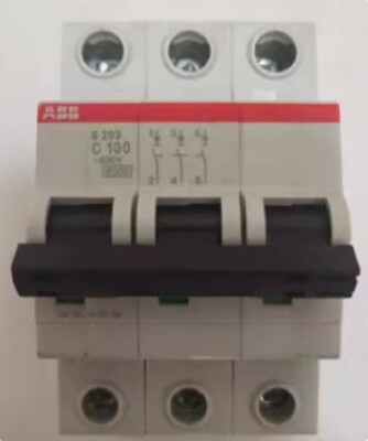 1PCS NEW FOR ABB miniature circuit breaker S203-C100 3P 100A
