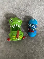 2004 Mighty Beanz Bodz S1: 259 Closet Monster Bean  Mega Monster Bod Lt Grn 