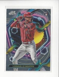 2023 Topps Cosmic Chrome #197 Logan O'Hoppe RC Rookie Angels