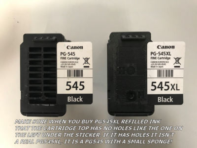 Economink 545 XL Schwarz Kompatibel für Canon Druckerpatronen 545, PG