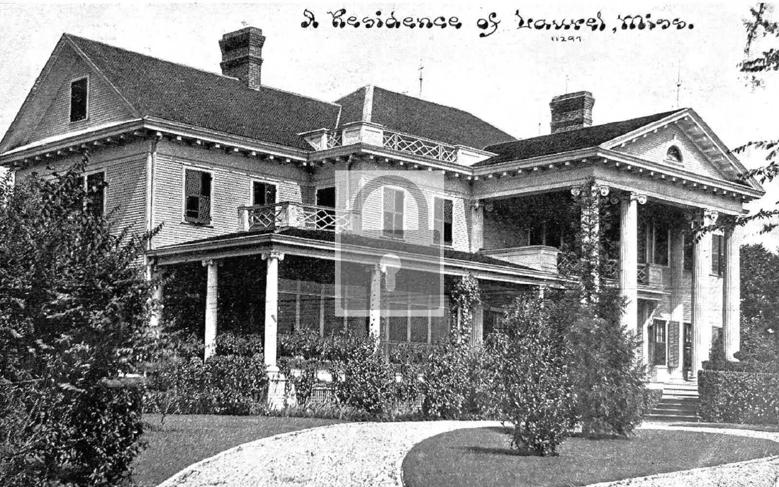 Residence House Laurel Mississippi MS 8x10 Reprint eBay