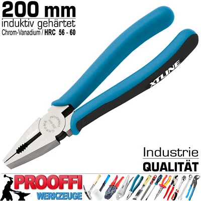 Profi Kraft Kombizange Kombinationszange Flach Greif Werkstatt 200mm ERGO