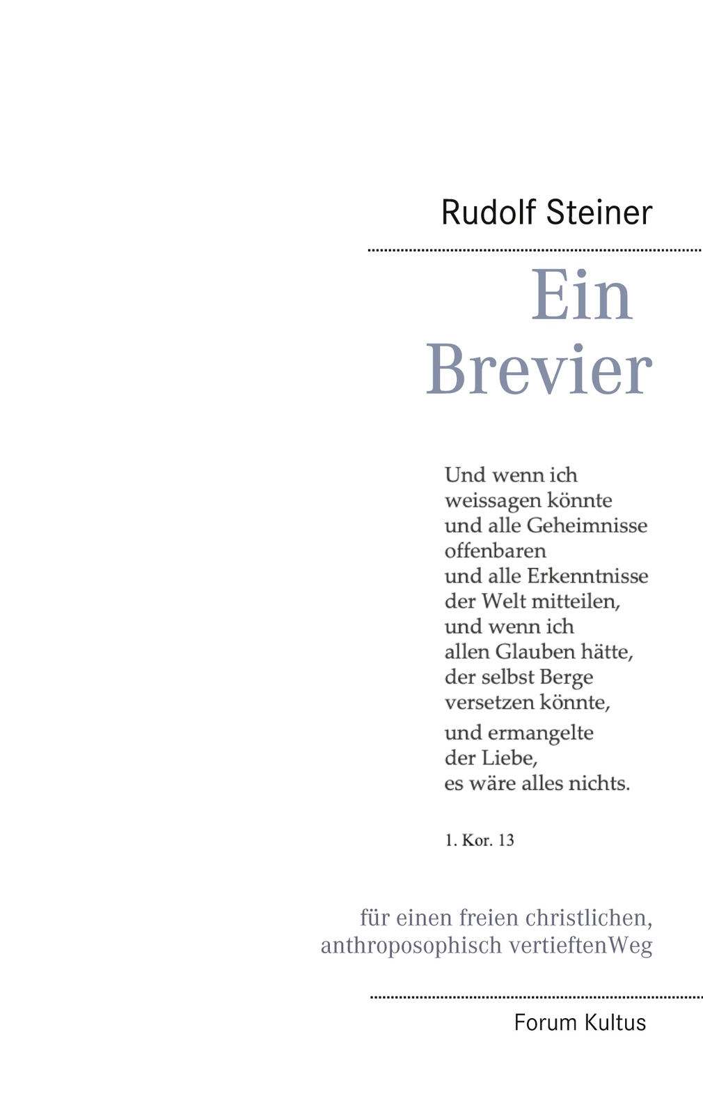 Thumbnail - Ein Brevier (buch)