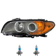 Scheinwerfer links inkl. Premium Lampen für BMW 3er Cabriolet E46 mit LWR Motor