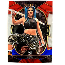 Mia Yim 2023 Panini Select WWE Red Blue Retail Parallel #10