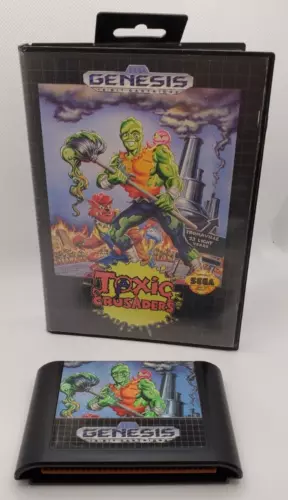 (1991 SEGA GENESIS) Video Game *Toxic Crusaders* Play Tested!