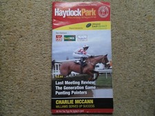 OFFICIAL HAYDOCK PARK.SATURDAY 18th DECEMBER 2004. RACEDAY MAGAZINE.