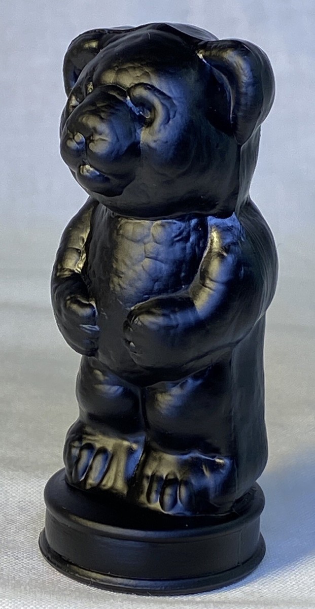【ウランガラス】Vintage Boyd Glass Andy The Bear Boyd Art Glass