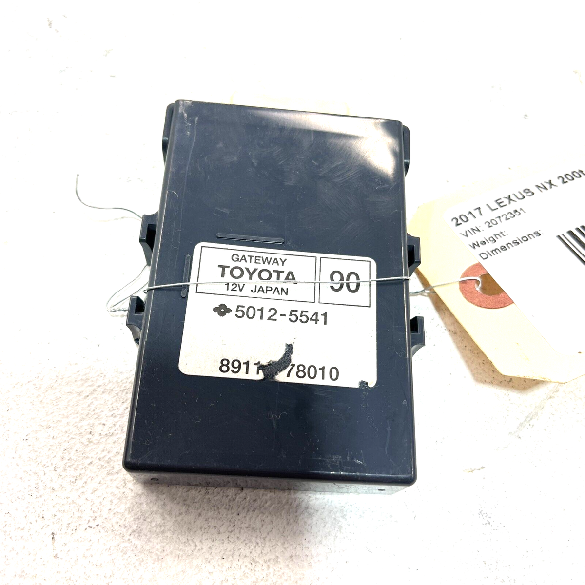 2015 – 2017 LEXUS NX 200T NETWORK GATEWAY CONTROL MODULE