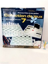 Multijeux Kit de jeux en Verre avec 7 variantes (Dames, échecs, Backgammon...)
