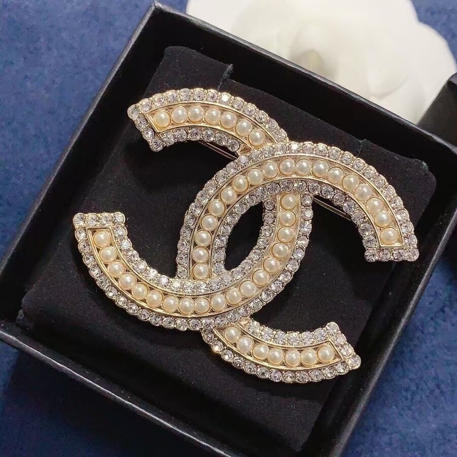 Broche broche de cristal con flores para mujer esmalte joyas estrás perlas ramillete