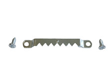 Qty 100 - Zinc Plated Steel Sawtooth Hangers w/ Large Holes. 200 Screws Included