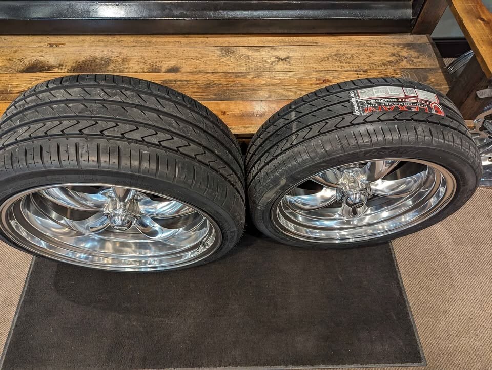 20x8 22x11 TORQUE THRUST 2 VN515 WHEELS RIMS TIRES CHEVY C10 C1500 OBS ...
