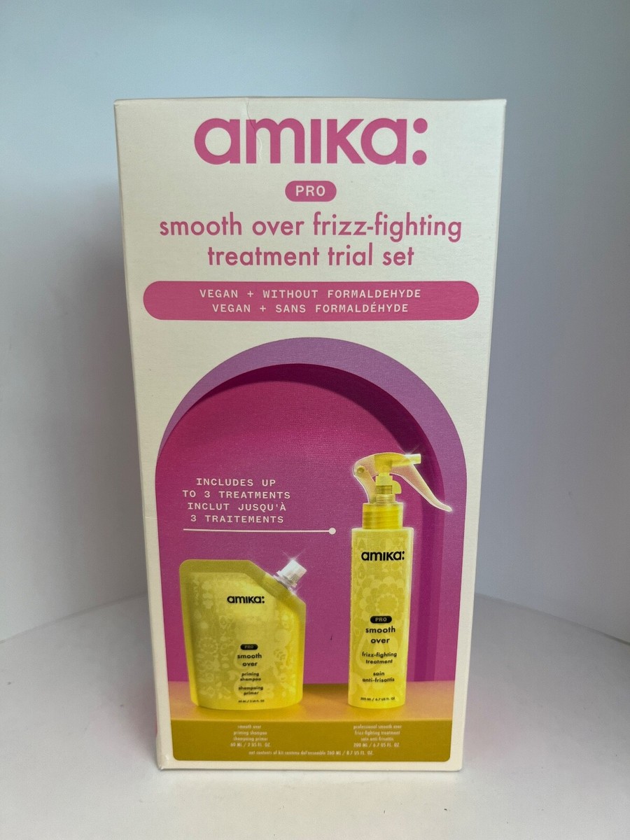 Amika Pro Smooth Over Frizz-Fighting Treatment Trial Set | eBay