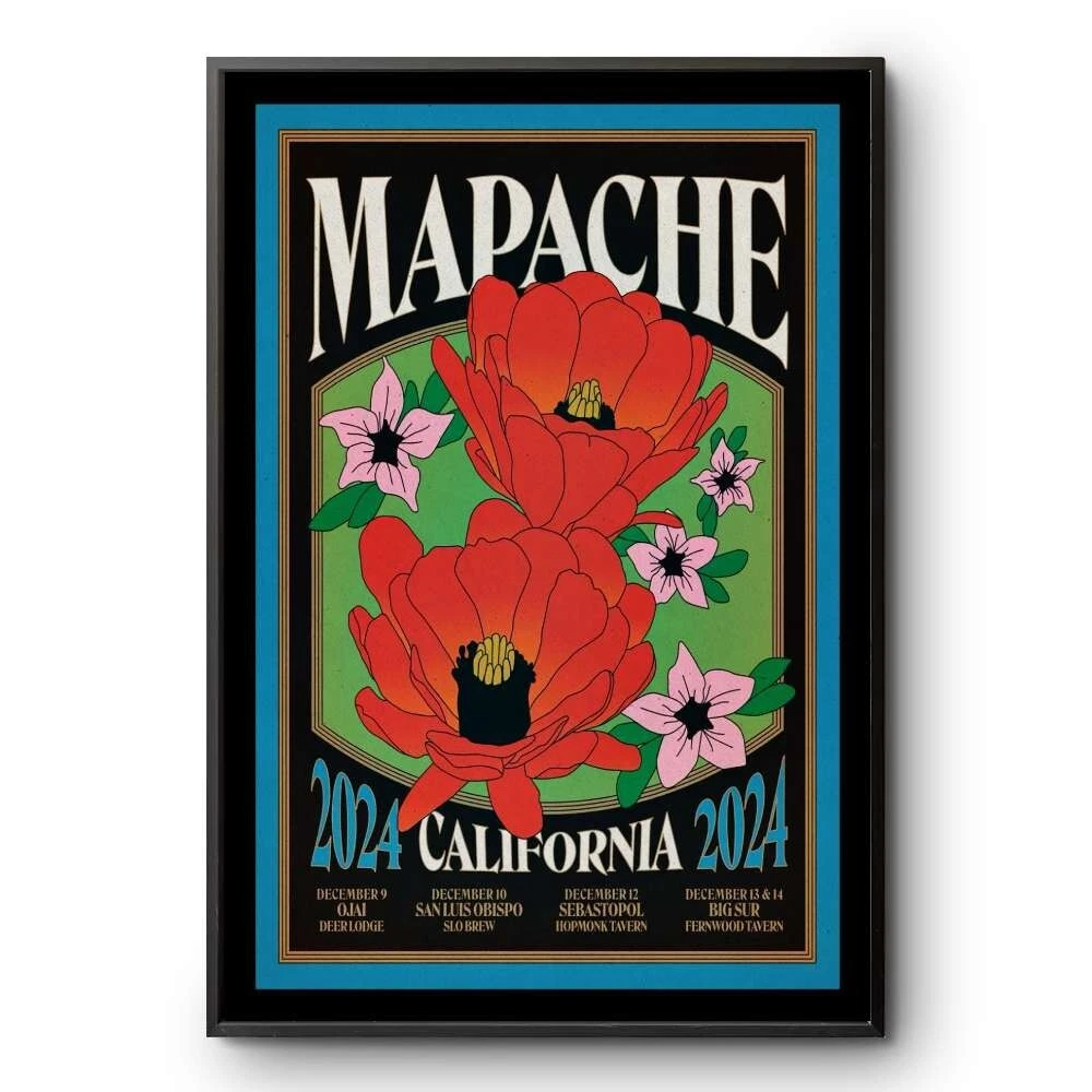 Mapache Feb 21-22 2025 Big Sur CA Poster - Wall Decor