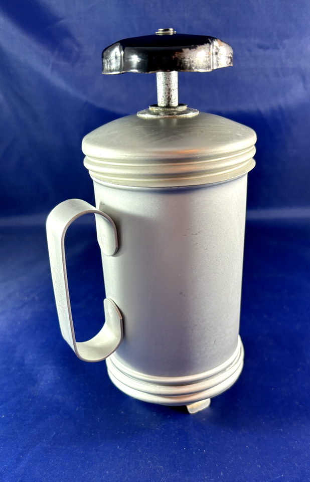 Vintage Mirro Aluminum Cookie Pastry Press 3 Tips 15 Cookie Discs