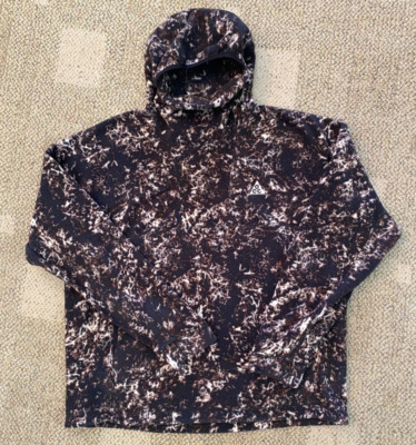 Nike ACG Hoodie Polartec Pullover Fleece Top Wolf Tree DV9102-104  Men's Size S