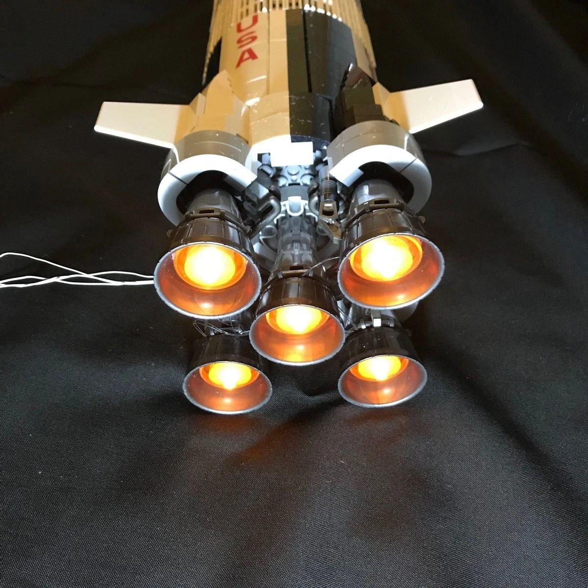 Saturn v lego light kit 2025