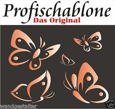 Schmetterlinge NEU - Wandschablone, Schablone, Malerschablone, Kindermotiv 
