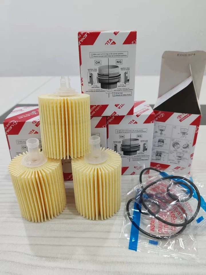 TOYOTA OEM 05-20 4Runner Engine Oil Filter 04152YZZA5 CASE OF (10) Foto 2 de 4
