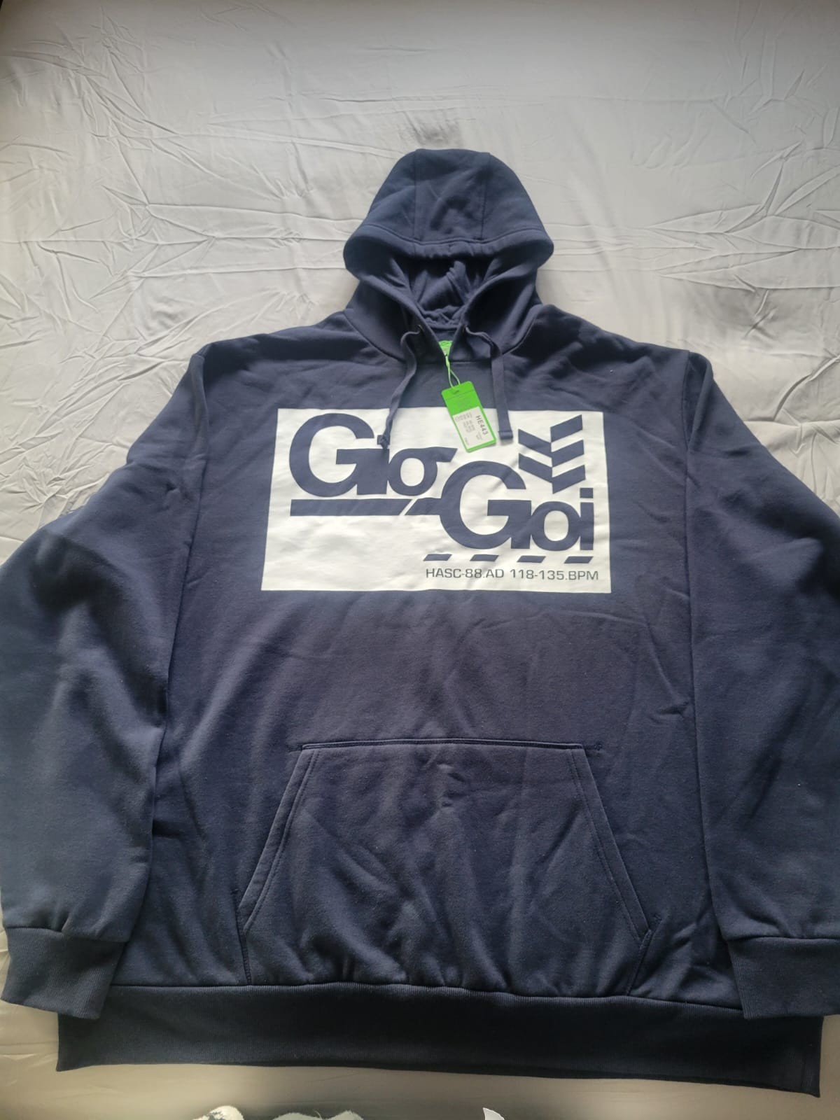 Goi Goi Men's Hoodie, Size 4XL, Blue - New