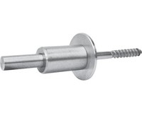 Rundstabhalter Mit Rundstab 50 Mm Edelstahl V4A Ø 10 Mm