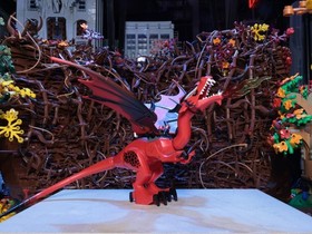 LEGO Red Dragon from Set 70403 Dragon Mountain (SCREEN USED)