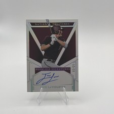 Panini 2025 National Treasures Peerless Signatures Jace Laviolette Auto /25