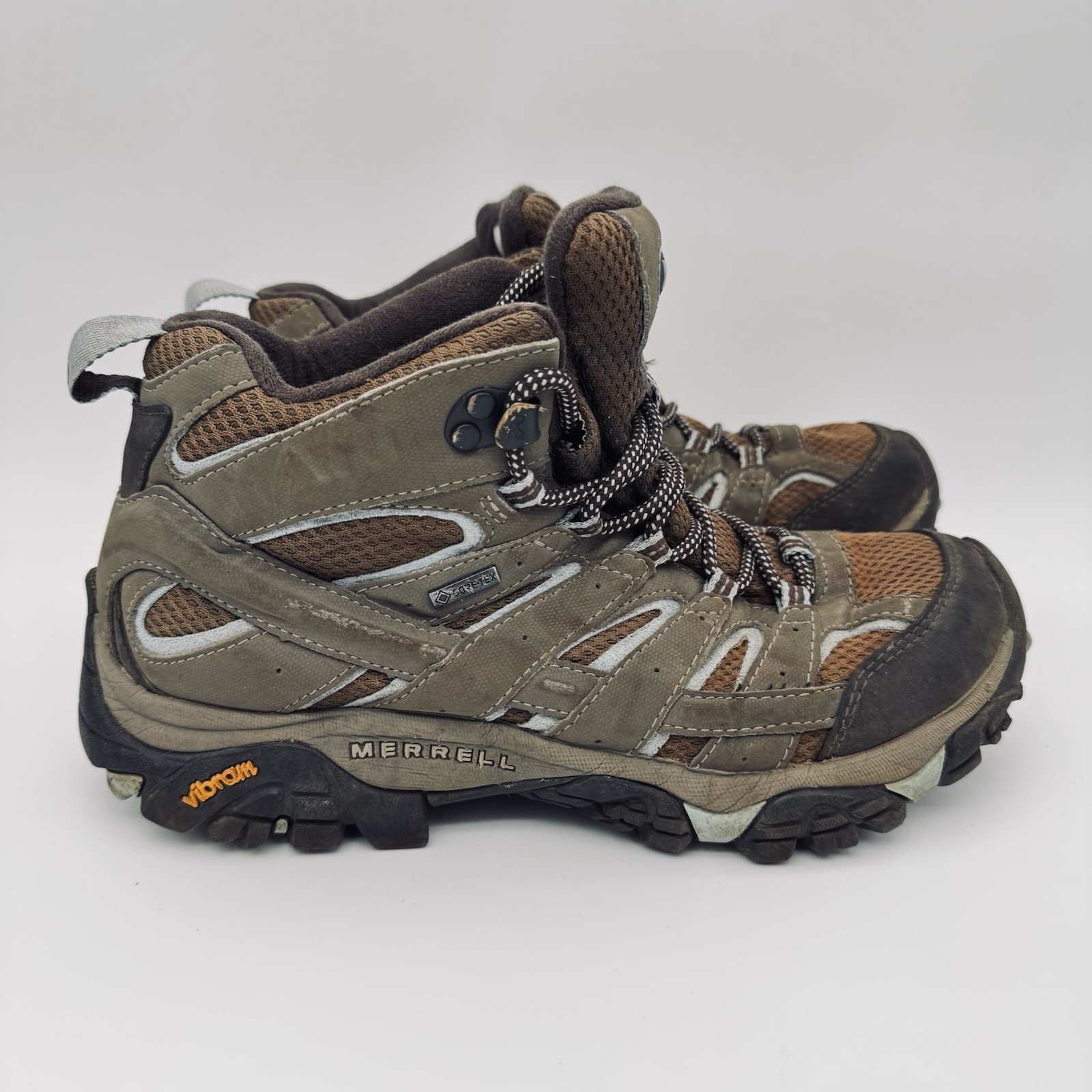 Stivali da trekking Merrell Moab 2 Mid donna 8 5 GTX Gore Tex marrone blu J99796
