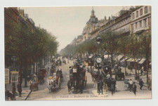 Ansichtskarte  Paris , Boulevard des Italiens...