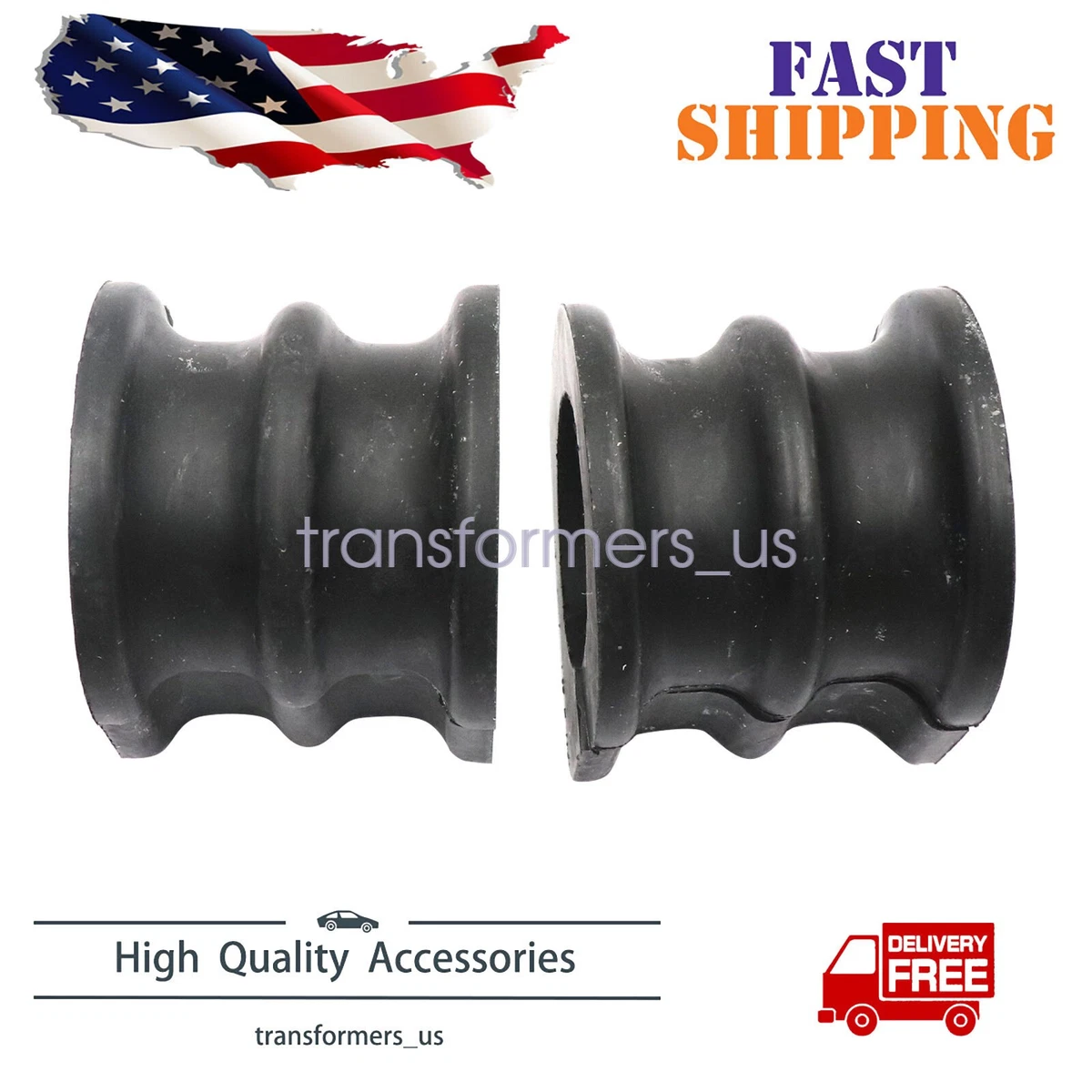 2x Boccole Barra Stabilizzatrice Anteriore Fusch-auto Per Nissan Titan / Frontier / Pathfinder (2004-2015)
