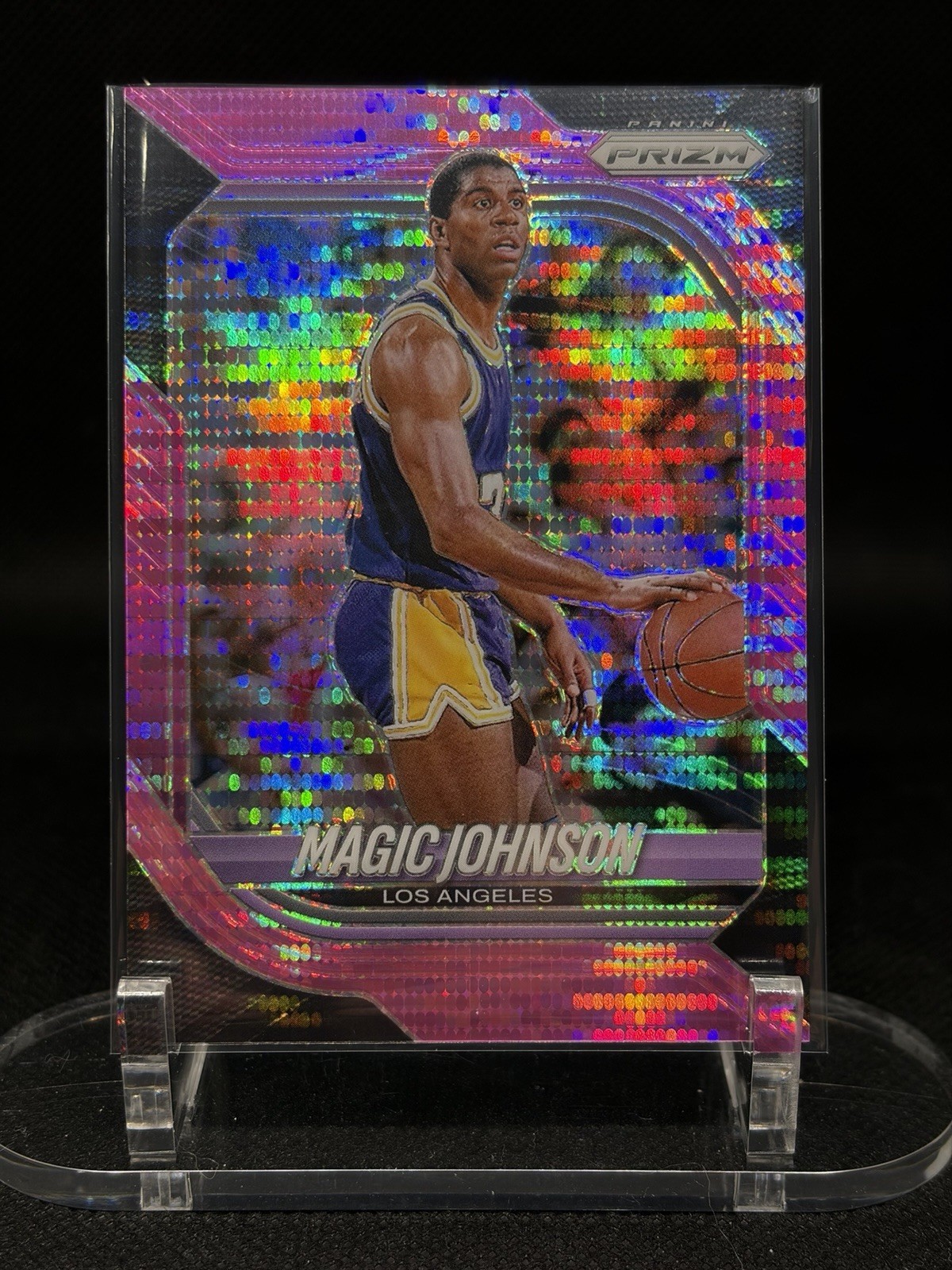 2025-26 Panini Prizm Magic Johnson Pink Pulsar Prizm  /199 #140🔥
