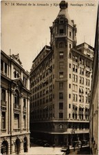 PC CHILE, SANTIAGO, MUTUAL DE LA ARMADA, Vintage REAL PHOTO Postcard (b65697)