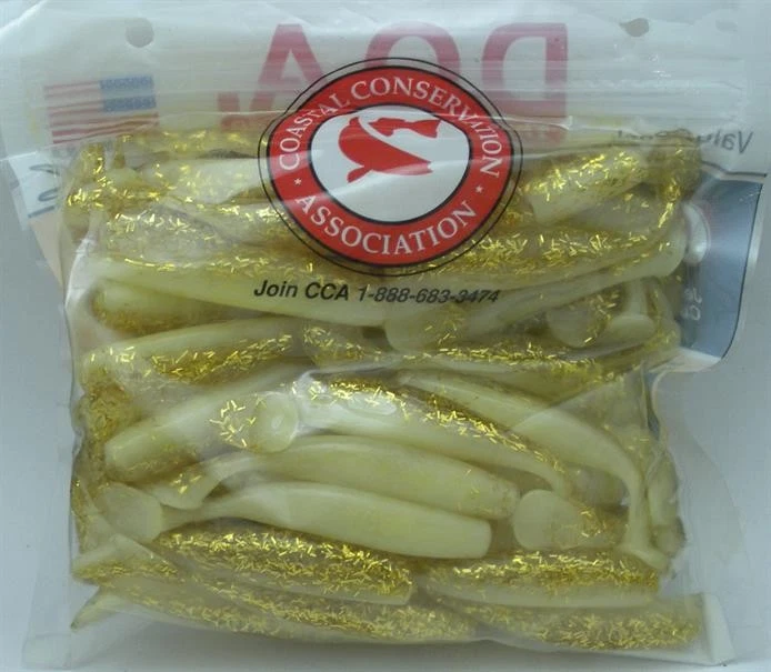 Señuelo DOA 10-309 Cal Shad 3" Color 309 Brillo Oro Fiebre 50CT Foto 2 de 2