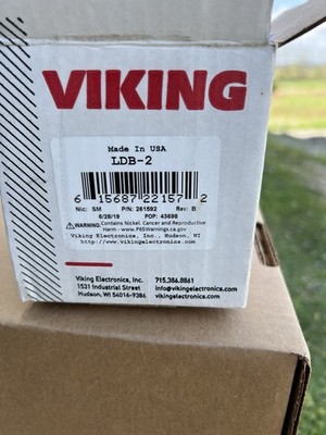 Viking LDB-2 Ringer Telephone Line Powered Relay White 12V Universal