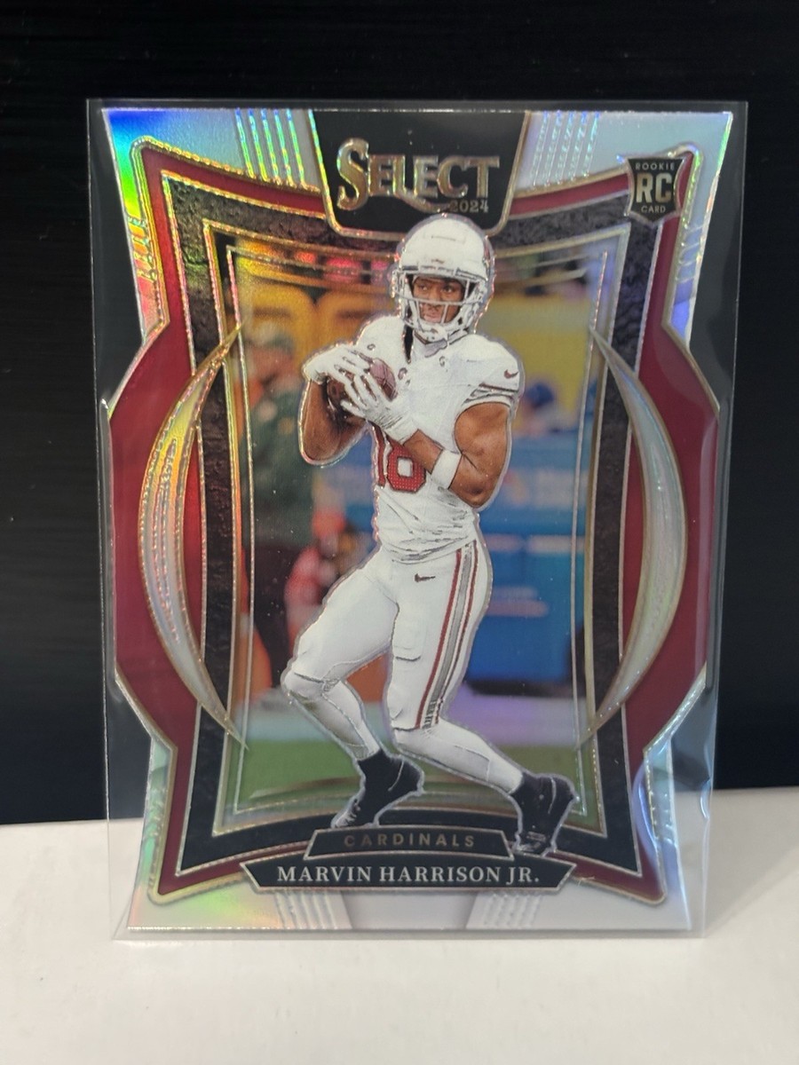 Marvin Harrison Jr. 2024 Panini Select #28 Silver Prizm Die-Cut