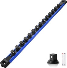 Magnetic Socket Organizer 38 Drive Aluminum Alloy Socket Rail Magnetic Socket Organizer 38 Drive Aluminum Alloy Socket Rail